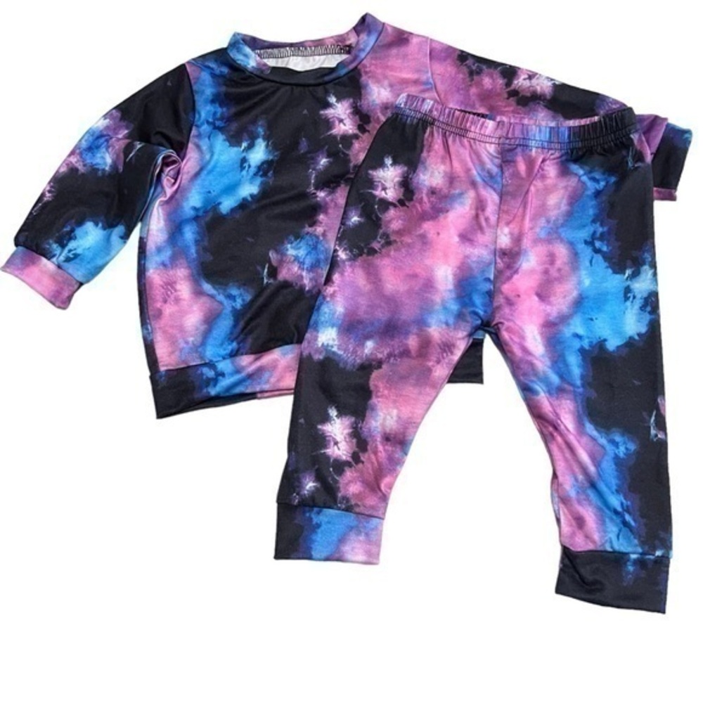 Tye Dye Matching Set Acid Wash pants and sweater